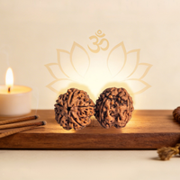 5 Mukhi Nepali Rudraksha Bead for Peace, Wisdom & Spiritual Growth