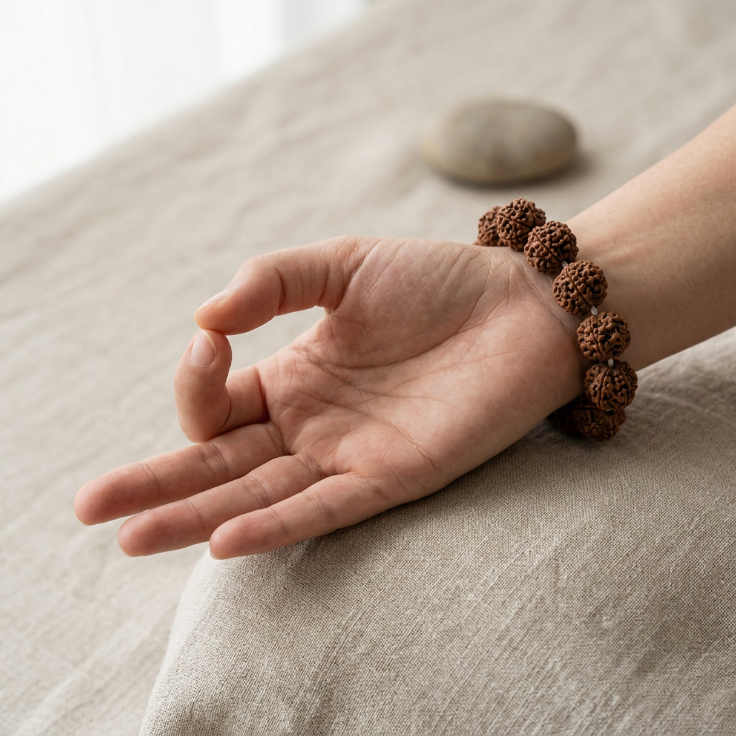 7 Mukhi Nepali Rudraksh Bracelet