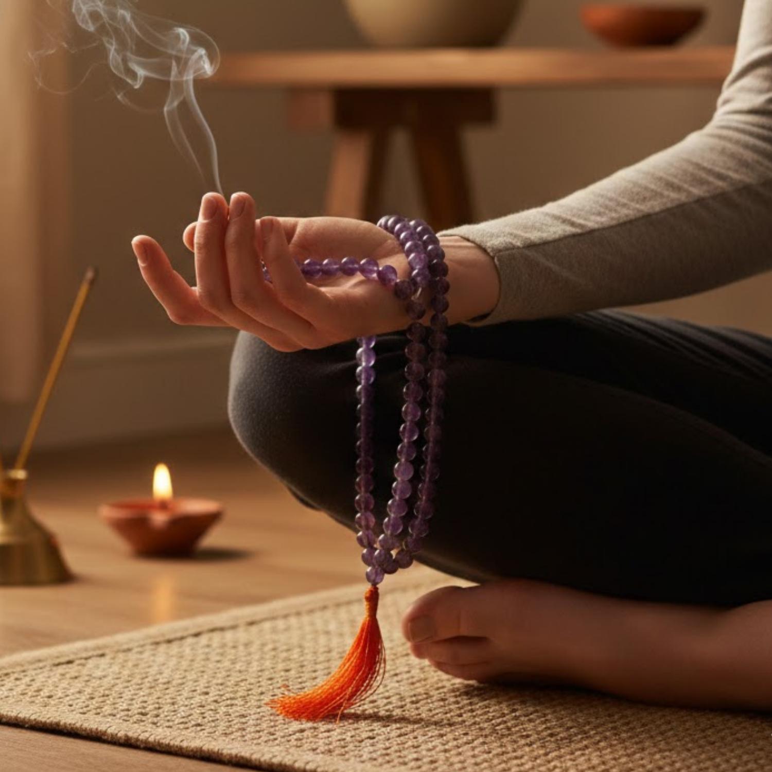 Amethyst Mala 108 Beads