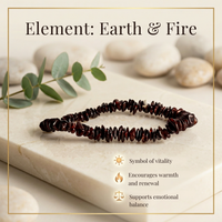 Natural Amber Chips Bracelet