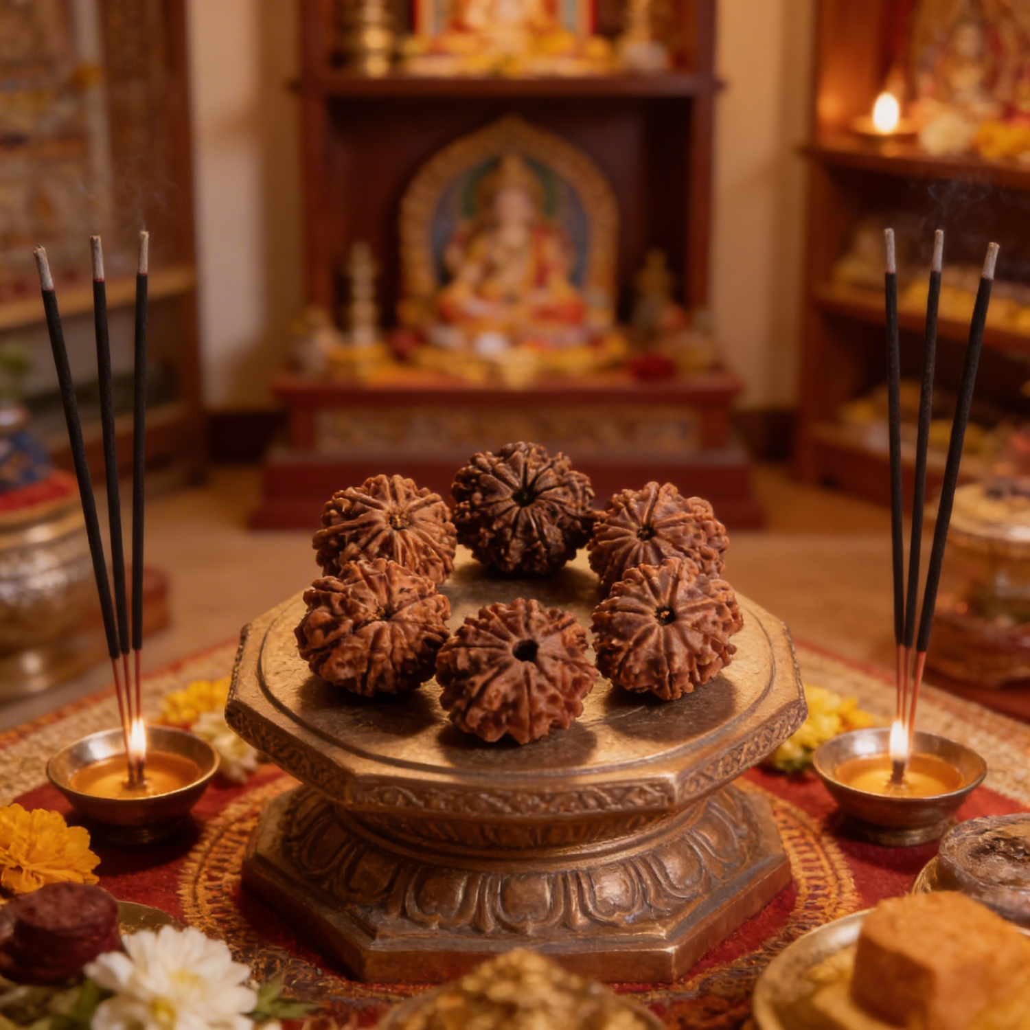 9 Mukhi Nepali Rudraksh