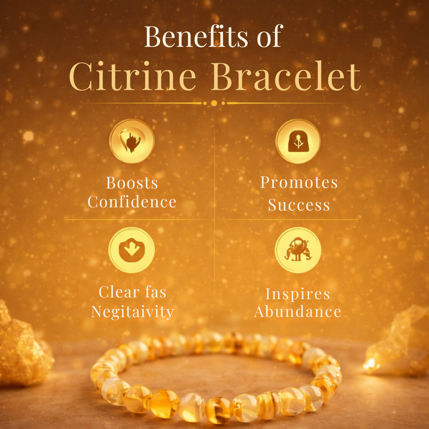 Natural Citrine Bracelet
