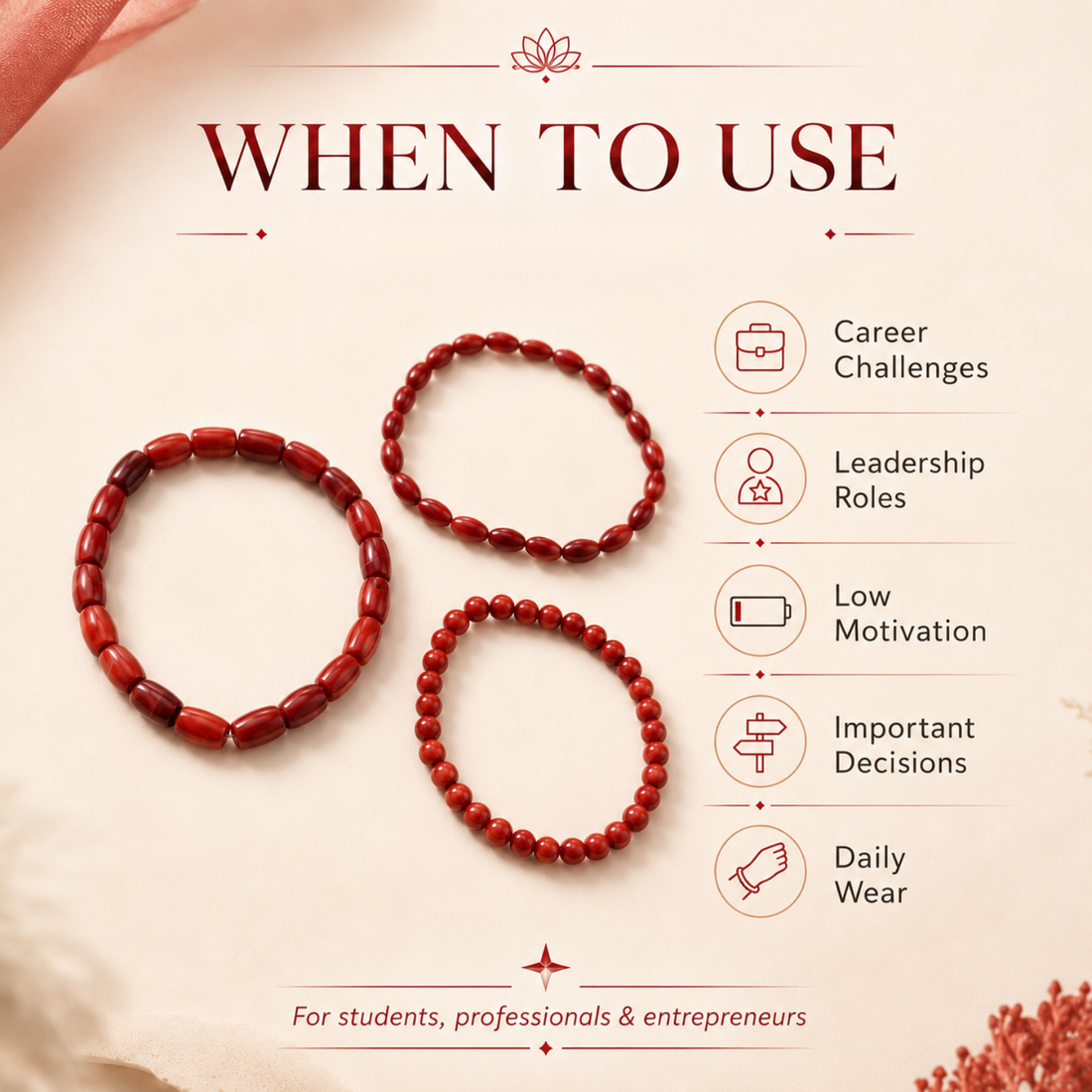 Moonga Bracelet | Original Red Coral Bracelet