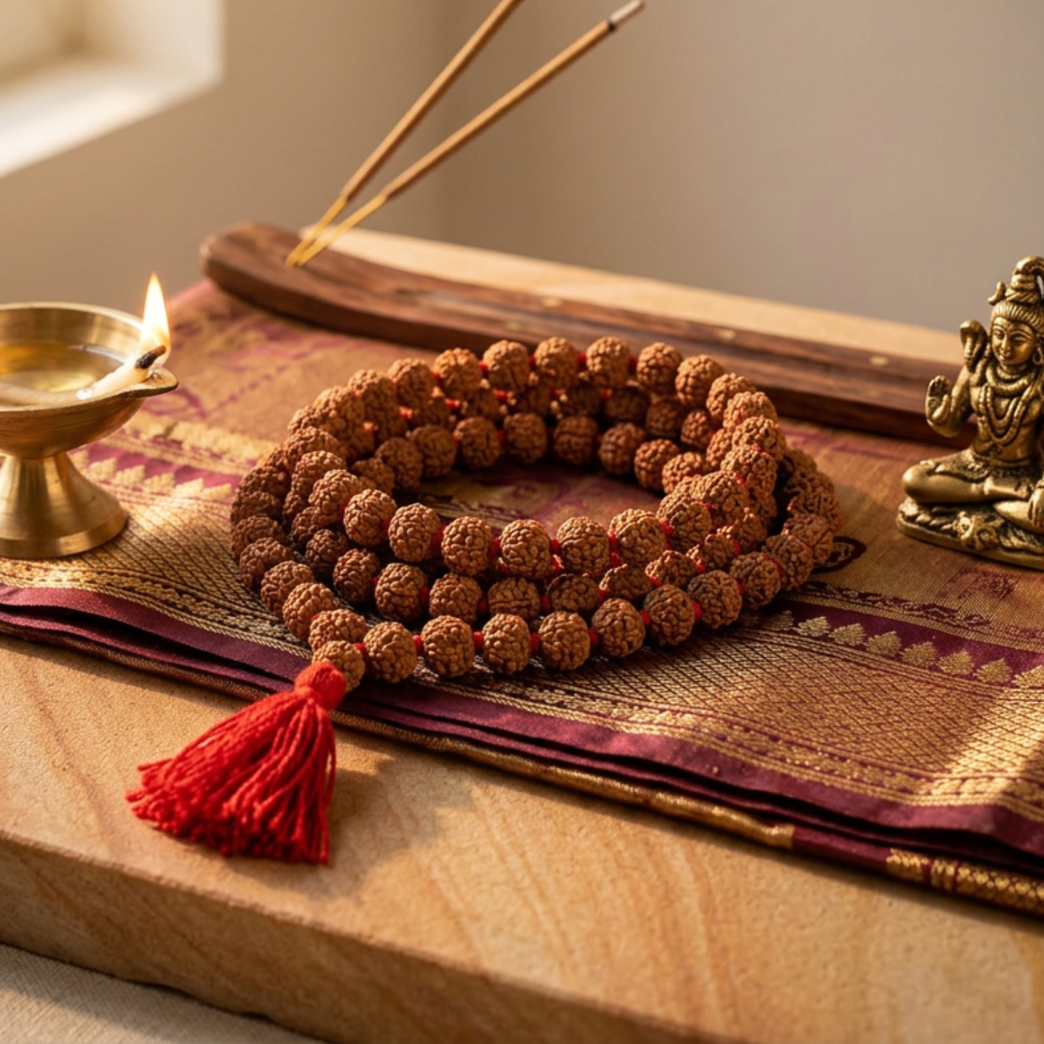 7 Mukhi Rudraksh Jaap Mala