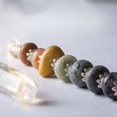 Seven Chakra Tumbled Crystal Healing Stick