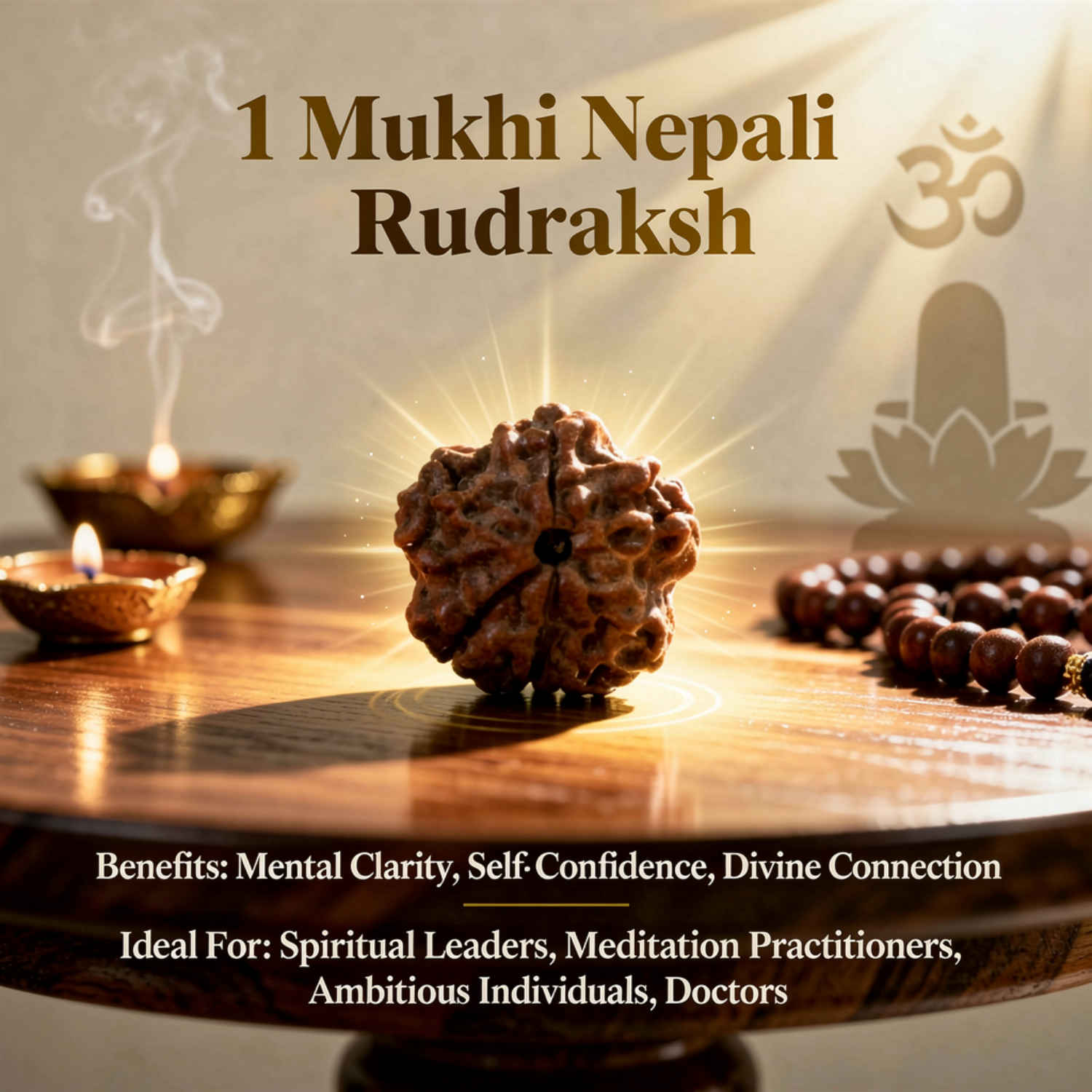 1 Mukhi Nepali Rudraksh
