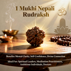 1 Mukhi Nepali Rudraksh