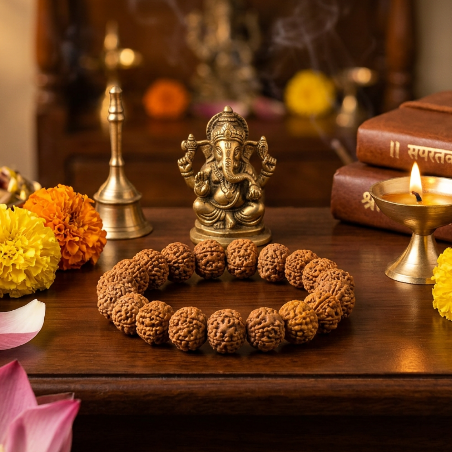 7 Mukhi Indonesian Rudraksh Bracelet