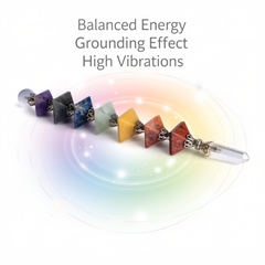 Seven Chakra Alignment Pyramid Stick