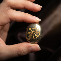 Runes Symbol on Pyrite