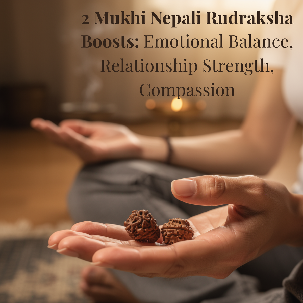 2 Mukhi Nepali Rudraksh