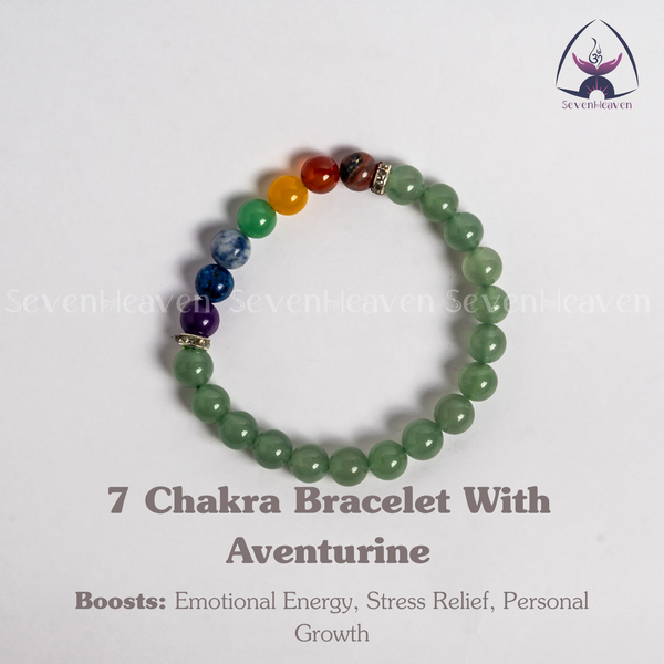 7 Chakra Bracelet with Aventurine