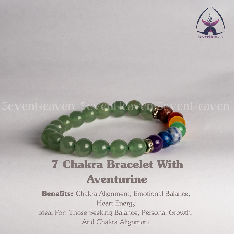 7 Chakra Bracelet with Aventurine