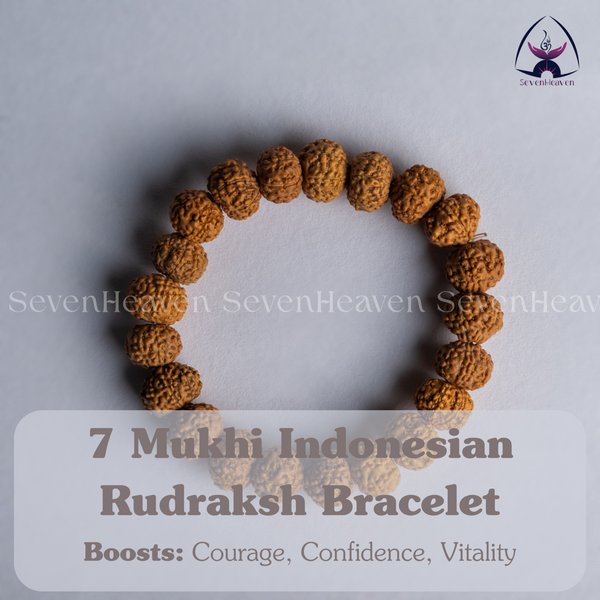 7 Mukhi Indonesian Rudraksh Bracelet