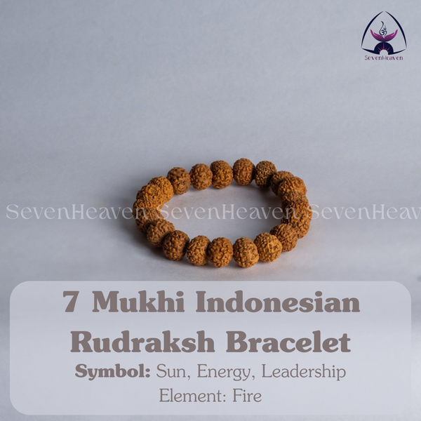 7 Mukhi Indonesian Rudraksh Bracelet