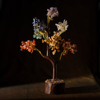 Authentic Crystal Gemstone Tree | Real Natural Stone Money Tree Decor | Handmade Home & Office Decoration