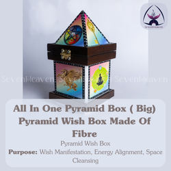ALL IN ONE PYRAMID BOX ( BIG) PYRAMID WISH BOX MADE OF FIBRE