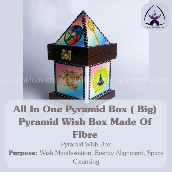 ALL IN ONE PYRAMID BOX ( BIG) PYRAMID WISH BOX MADE OF FIBRE