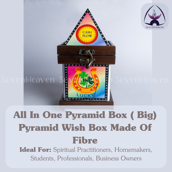 ALL IN ONE PYRAMID BOX ( BIG) PYRAMID WISH BOX MADE OF FIBRE