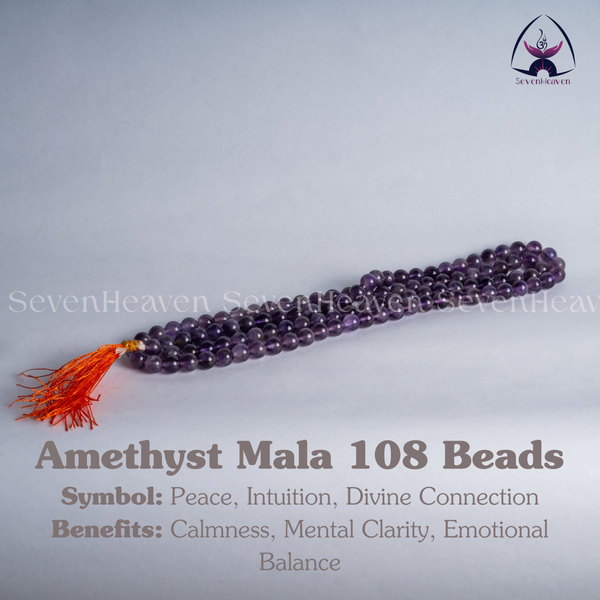 Amethyst Mala 108 Beads