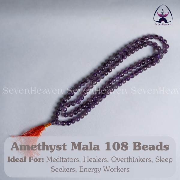 Amethyst Mala 108 Beads