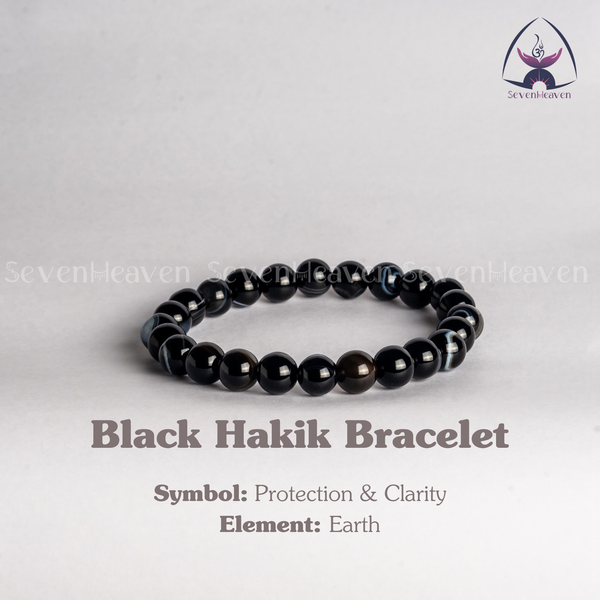 Black Hakik Bracelet