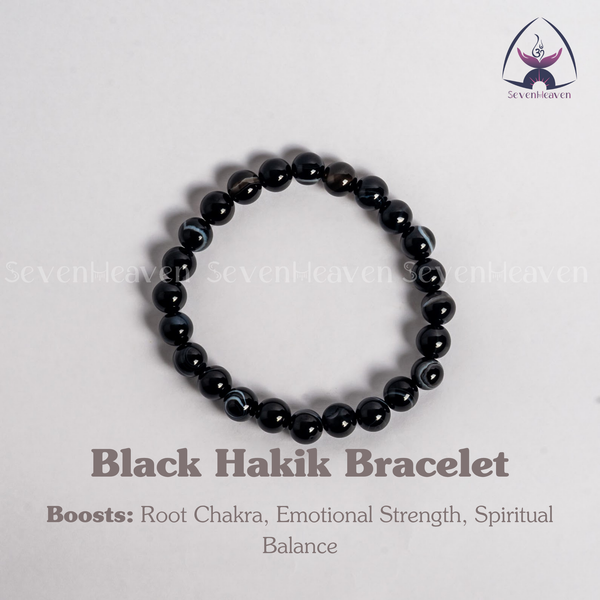 Black Hakik Bracelet