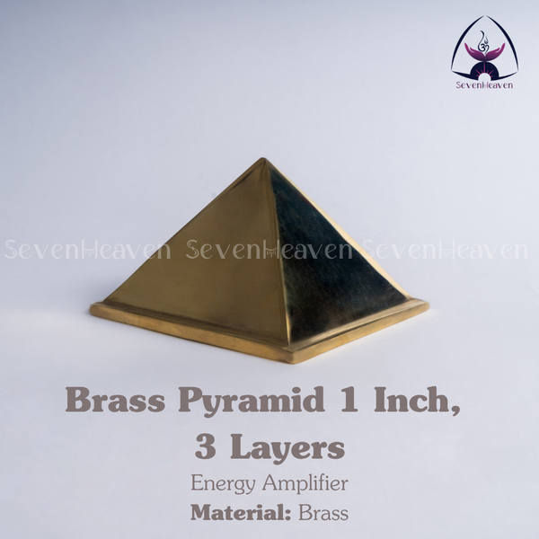 Brass Pyramid 1 Inch, 3 Layers