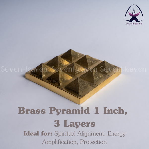 Brass Pyramid 1 Inch, 3 Layers