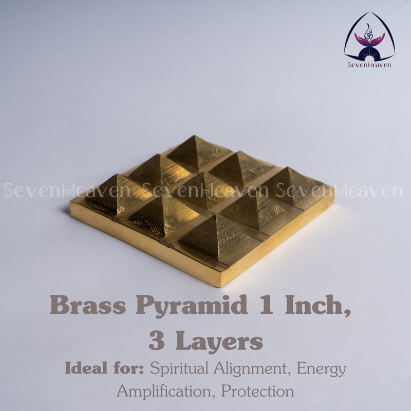 Brass Pyramid 1 Inch, 3 Layers