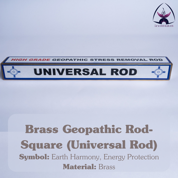 Brass Geopathic Rod - Square (Universal Rod)