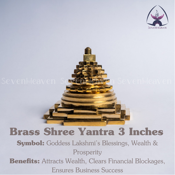 Brass Shree Yantra 3 Inches