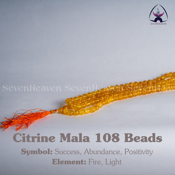 Citrine Mala 108 Beads