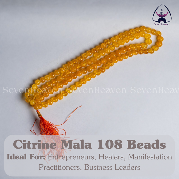 Citrine Mala 108 Beads