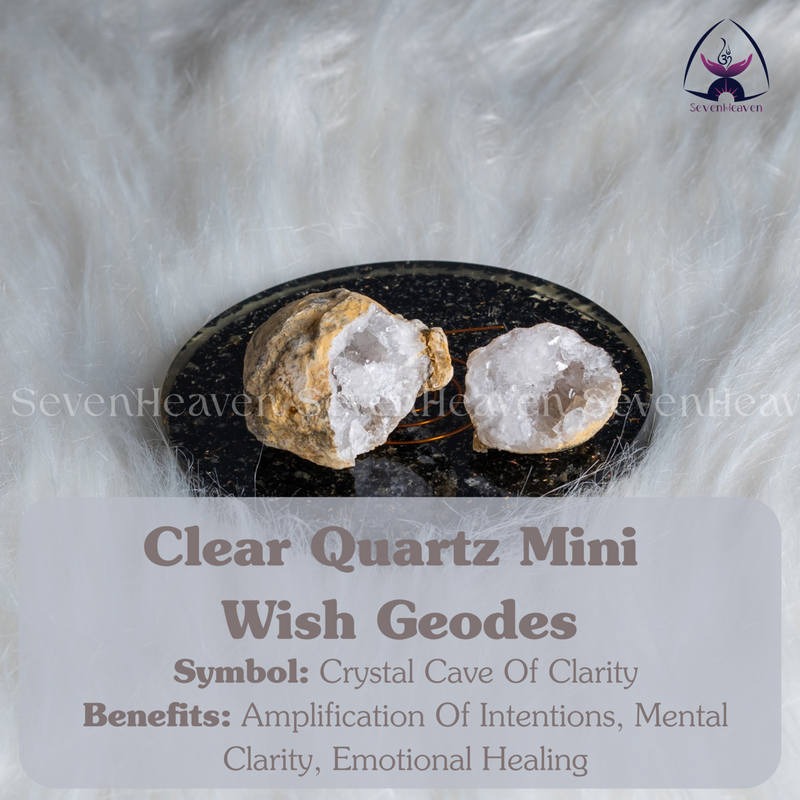 Clear Quartz Mini Wish Geodes