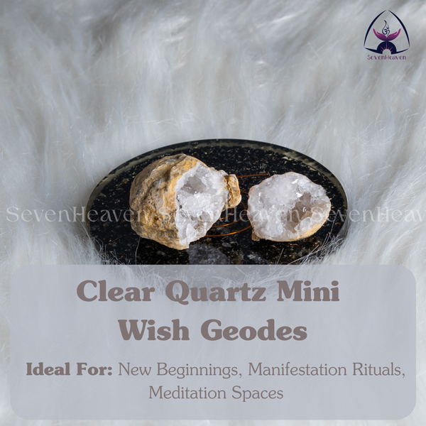 Clear Quartz Mini Wish Geodes