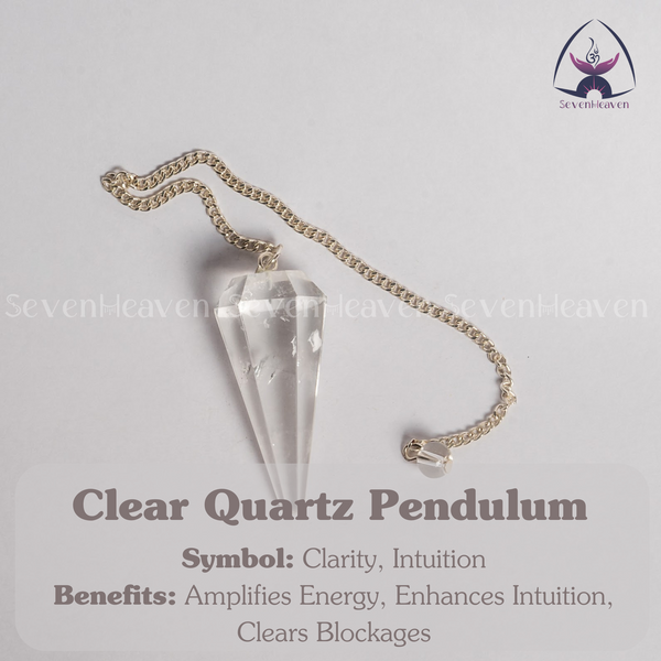 Clear Quartz Pendulum