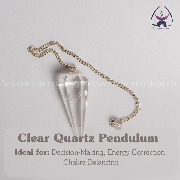 Clear Quartz Pendulum