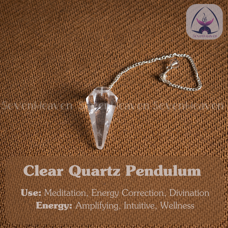 Clear Quartz Pendulum