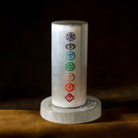 Selenite Crystal Stand for Bracelets, Rings & Gemstones | Crystal Cleansing & Recharging Display Holder | Decorative Spiritual Jewelry Organizer for Home & Meditation Space