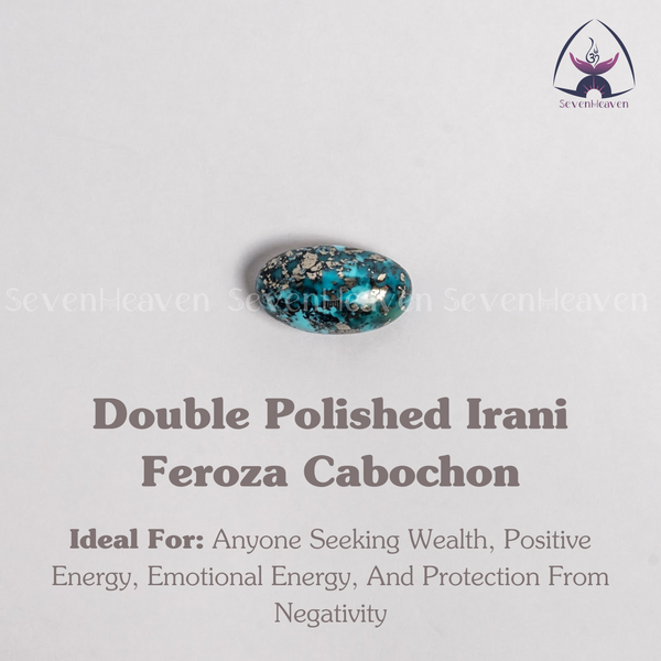 Double Polished Irani Feroza Cabochon