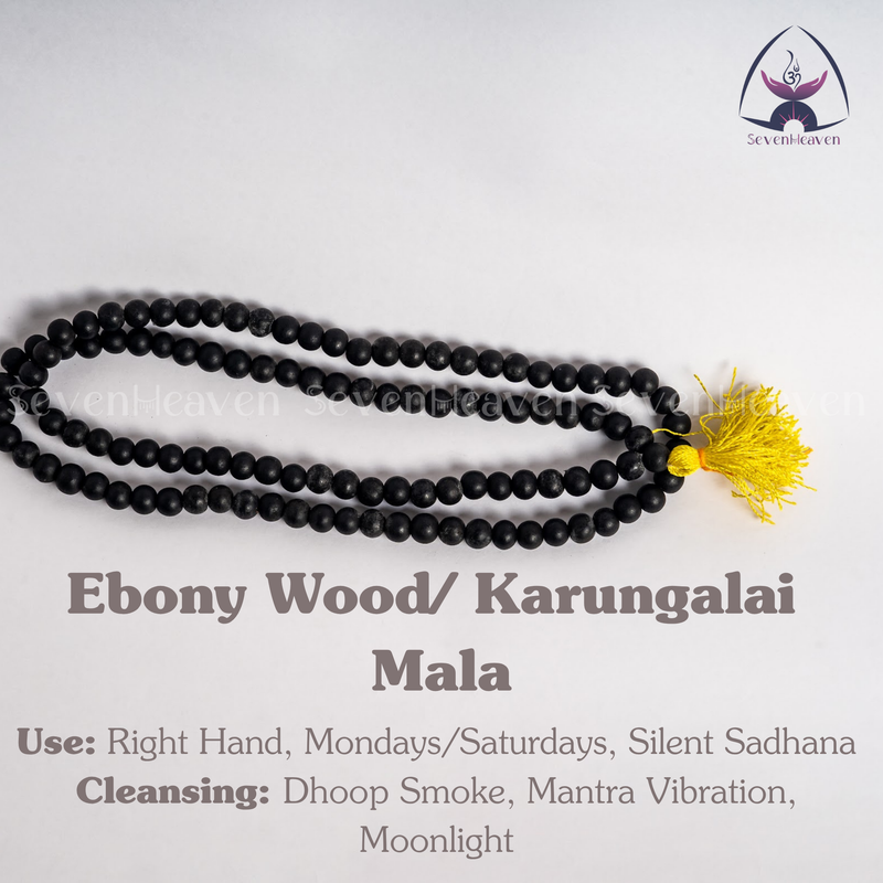 Ebony Wood / Karungalai Mala