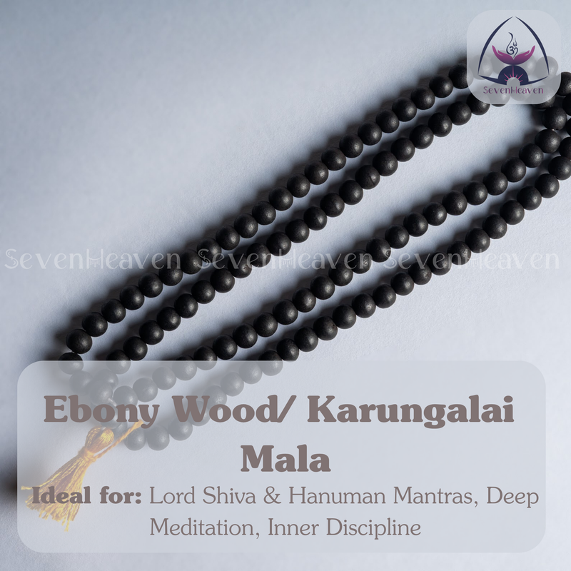 Ebony Wood / Karungalai Mala