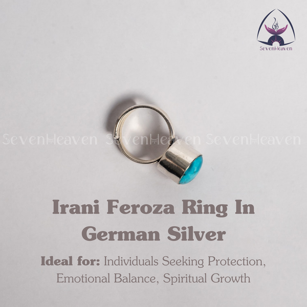 Irani Feroza Ring in German Silver