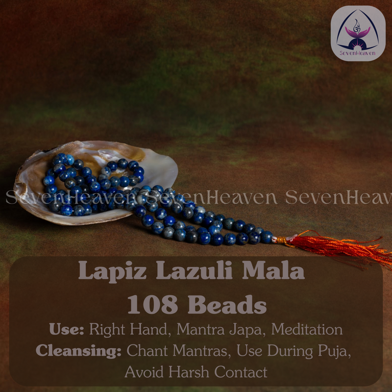 Lapiz Lazuli Mala 108 Beads