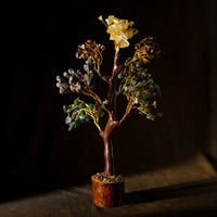 Authentic Crystal Gemstone Tree | Real Natural Stone Money Tree Decor | Handmade Home & Office Decoration