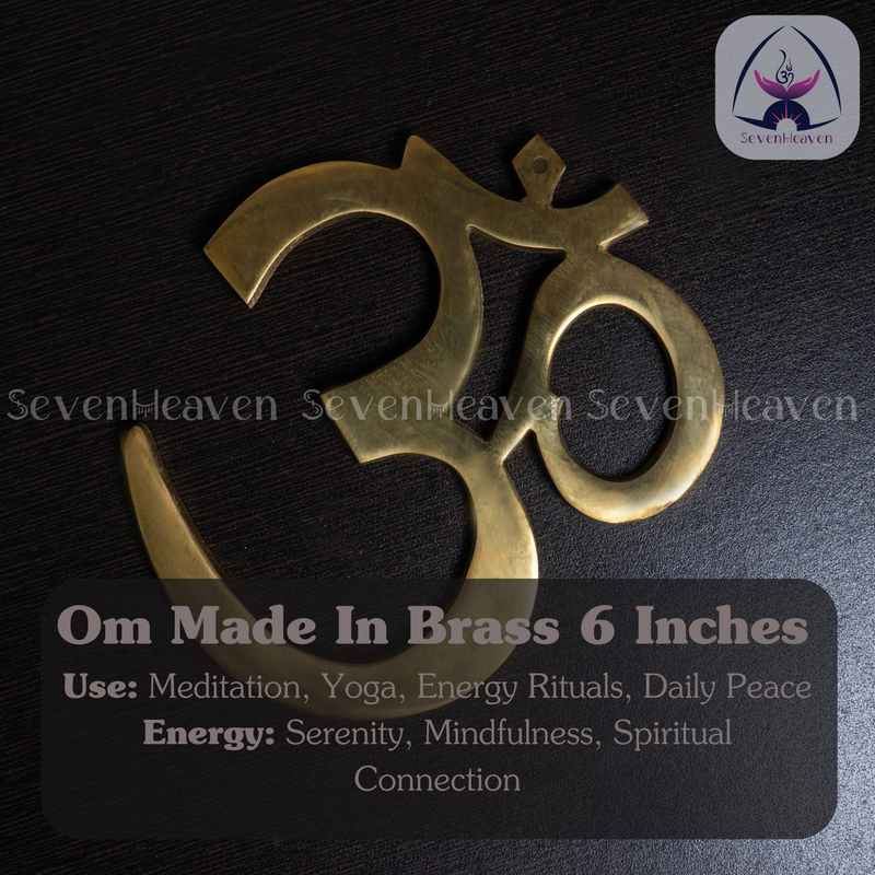 Om Made In Brass 6 Inches