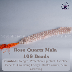 Rose Quartz Mala 108 Beads