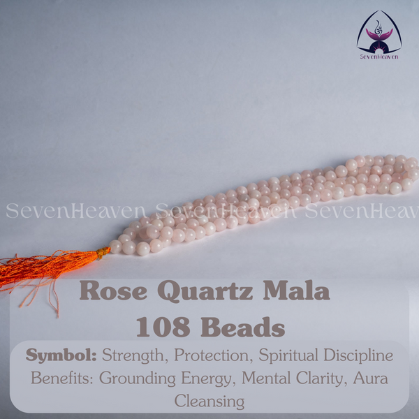 Rose Quartz Mala 108 Beads