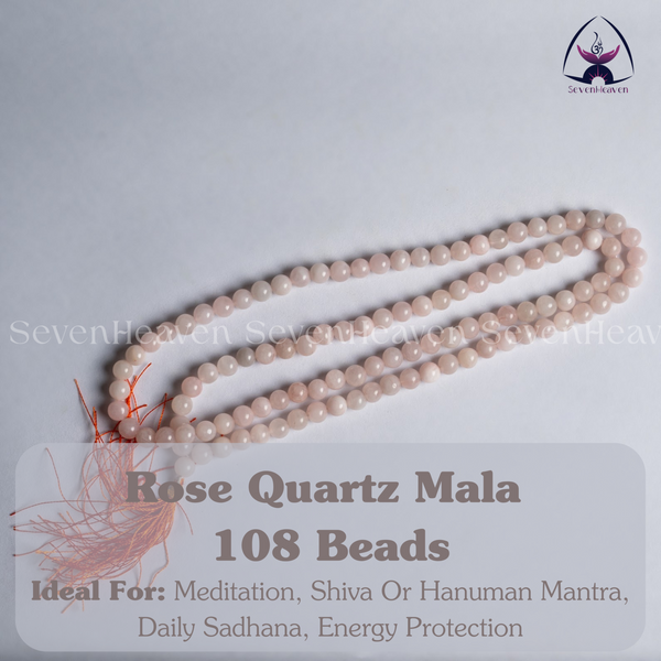 Rose Quartz Mala 108 Beads